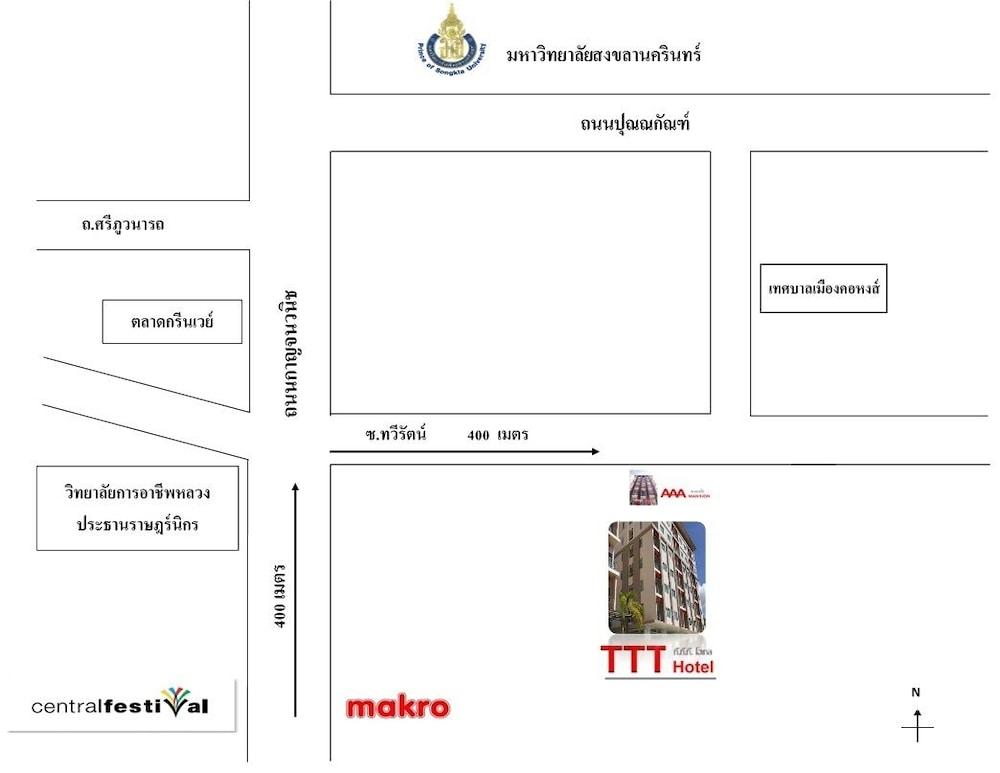 Ttt Hotel Hat Yai Ngoại thất bức ảnh